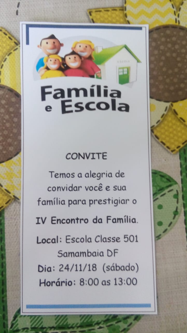 Festa da Familia Escola classe 501